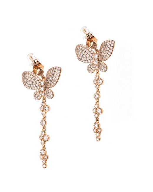 Xuping Jewelry Серьги длинные бабочки x1020222-20