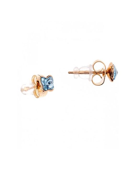 Xuping Jewelry Бижутерия Advanced Crystal серьги золотистые пирсинг уха бабочки бирюза