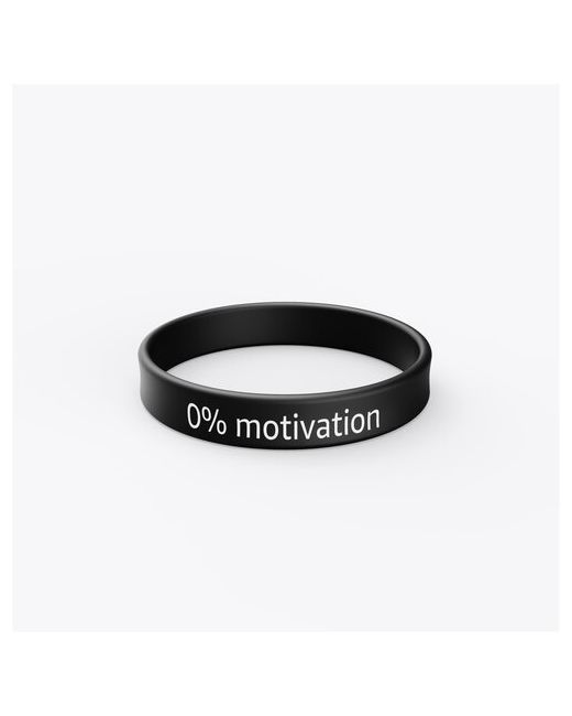 MSKBraslet Силиконовый браслет с надписью 0 motivation размер М.