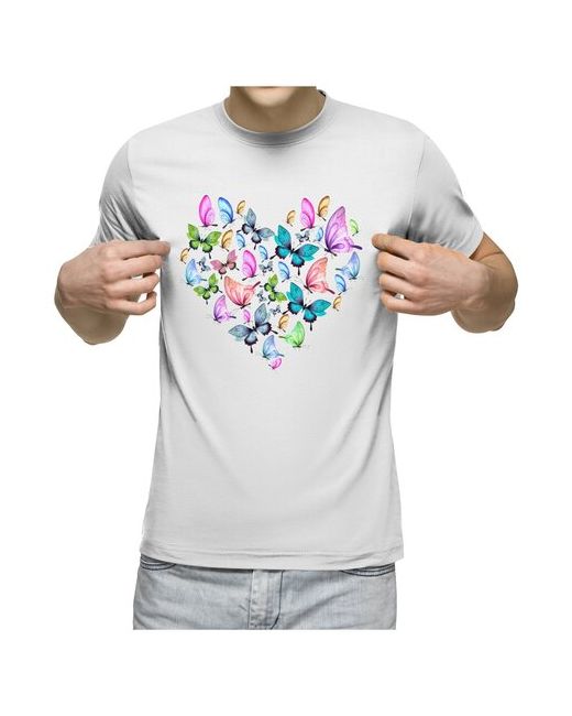 US Basic футболка Сердце бабочки M