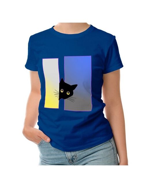 Roly футболка Черный кот 2XL