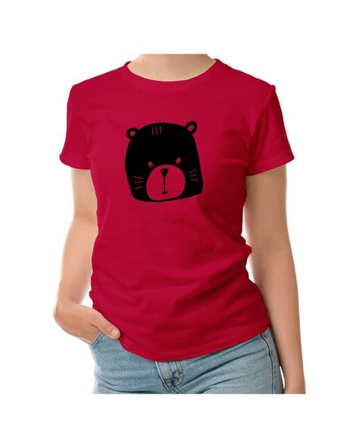 Roly футболка Милая мордочка медвежонка принт для детей L