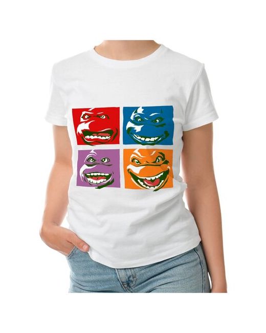 Roly футболка Черепашки Ниндзя Поп Арт TMNT pop art XL темно-