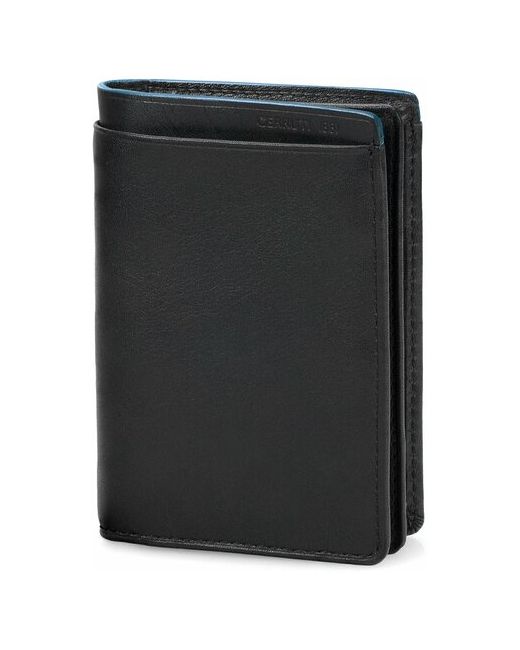 Cerruti Портмоне Pocket Black 10.5х7.5 см кожа.