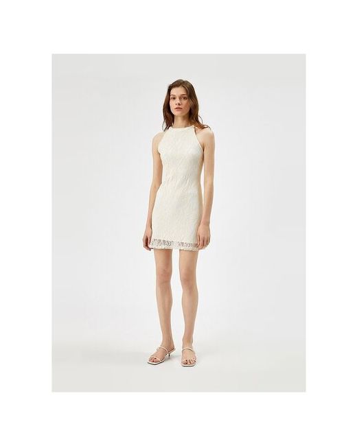 Koton Платье 1YAK83087EK OFF WHITE размер S