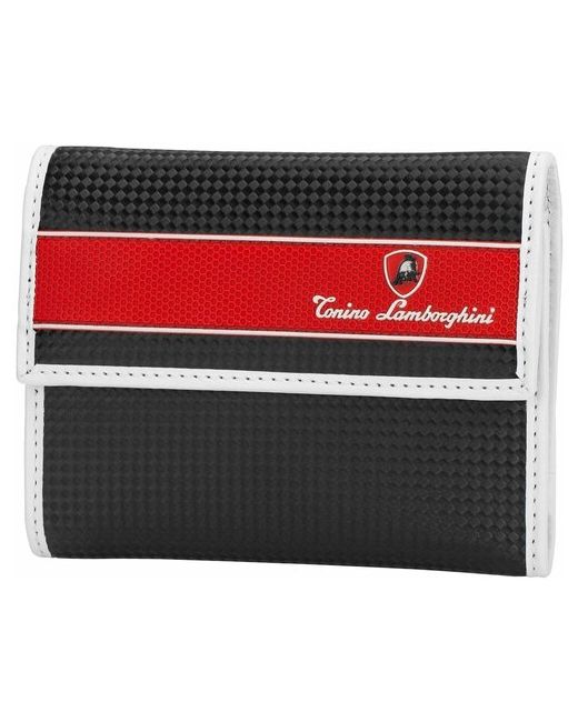 Tonino Lamborghini Кошелек Pure Power Black 13.9х10.3 см кожа.