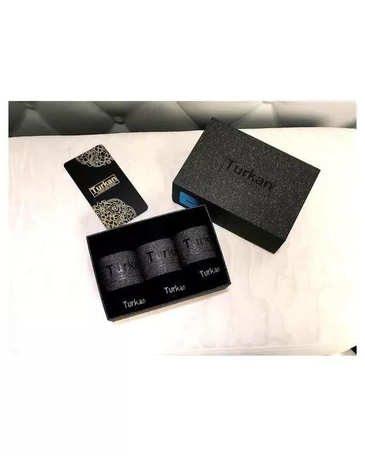 Turkan Носки в подарочной коробке набор 3 шт ароматизированные хлопок черные