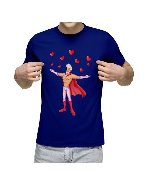 US Basic футболка Супергерой Любовь M темно-