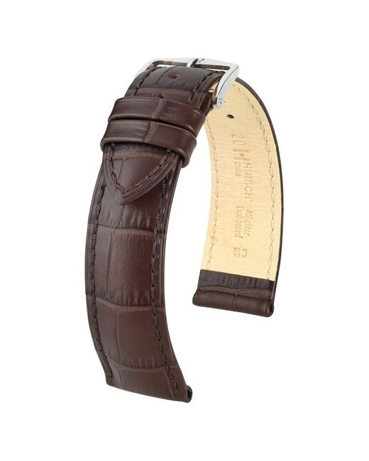 Hirsch Ремешок 010280-10-2-26 кожаный ремень 26 мм хирш DUKE для часов наручных из кожи натуральной крокодил
