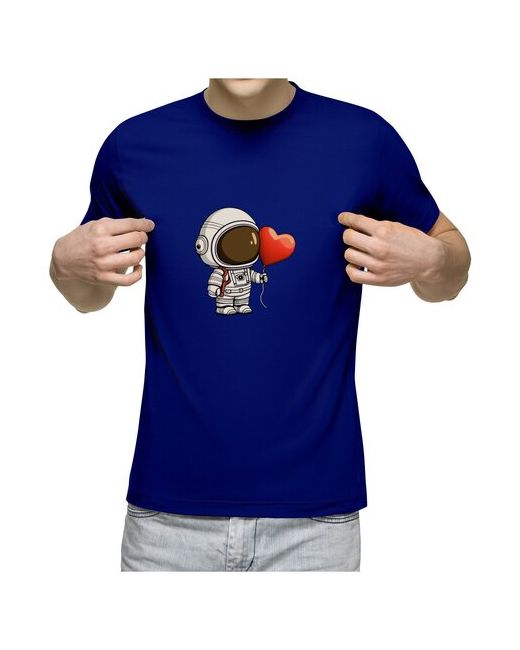 US Basic футболка Влюбленный космонавт 14 февраля S