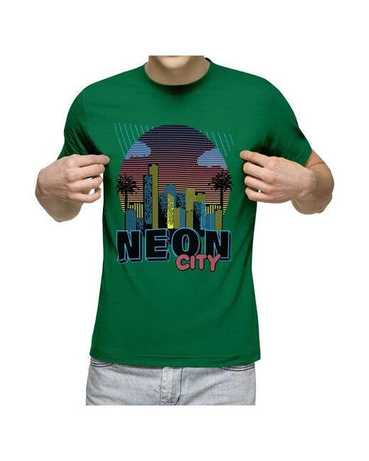 US Basic футболка neon city S