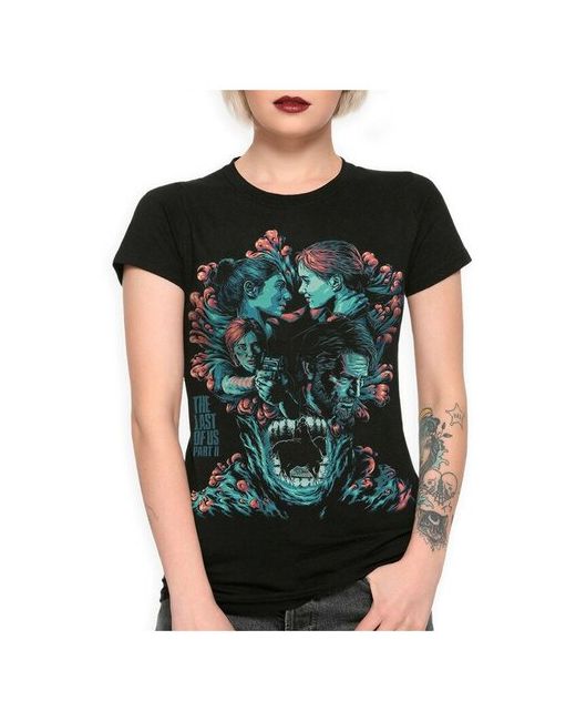 Dream Shirts Футболка с принтом The Last of Us Одни из нас Черная XL