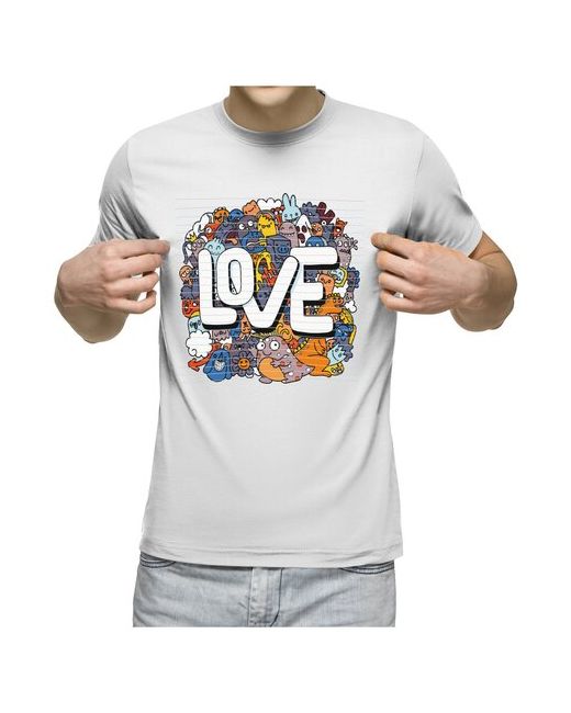 US Basic футболка LOVE S меланж