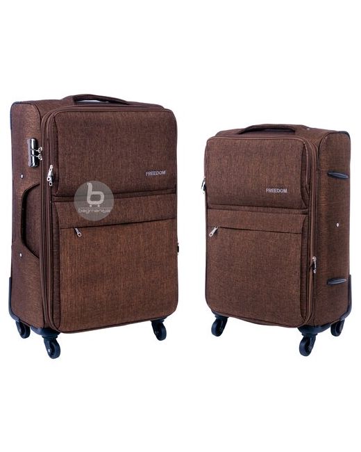 Bagmaniya Набор тканевых чемоданов на 4-х колесах ML 75106 Л Прочный и непромокаемый Тканевый