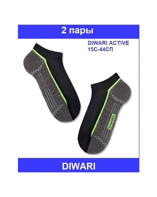 DiWaRi носки Active 15С-44СП рис. 044 р. 25 темно-серый