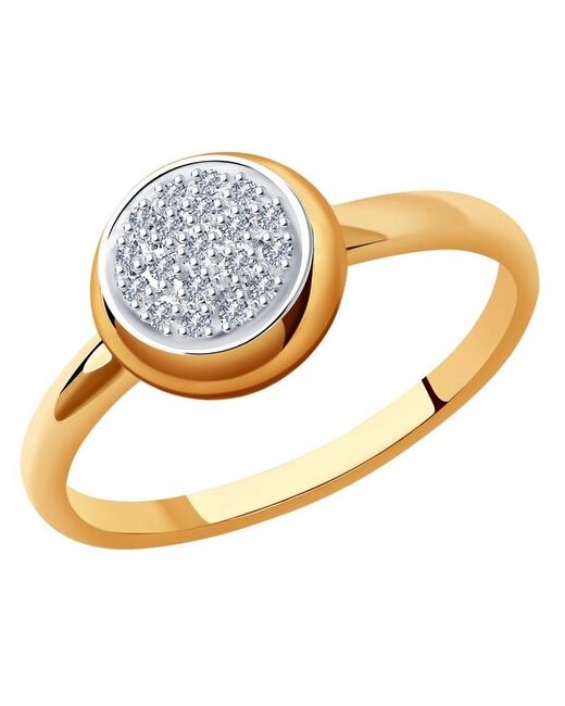 Sokolov Кольцо из золота с бриллиантами 1012108 18.5