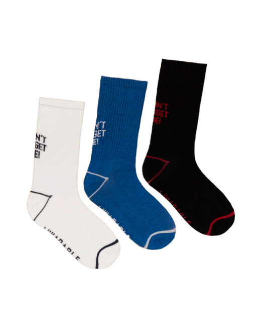 Lunarable Набор мужских носков с принтом 3 пары размер 40-43