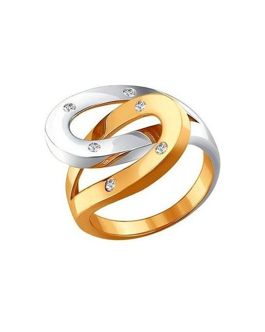 Sokolov Кольцо из золота с бриллиантами 1011189