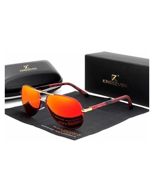 Kingseven Очки солнцезащитные N7252MirrorRed
