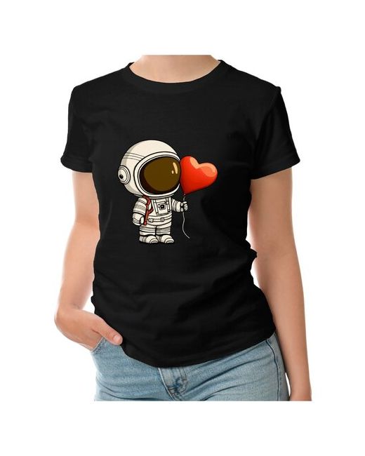 Roly футболка Влюбленный космонавт 14 февраля L темно-