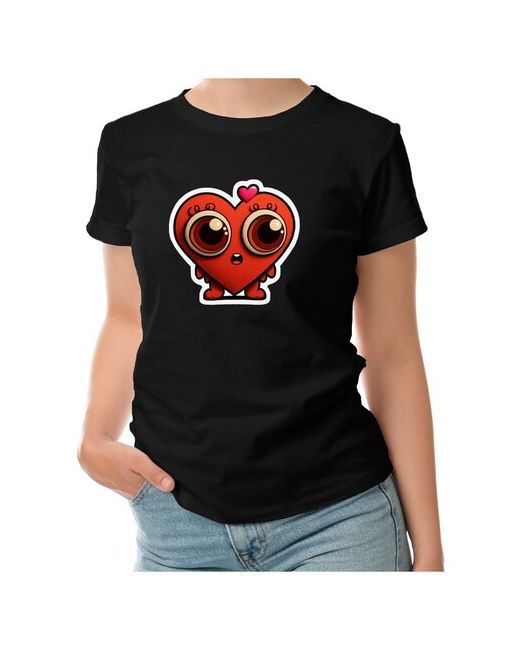 Roly футболка Сердце валентинка смотрит с любовью M
