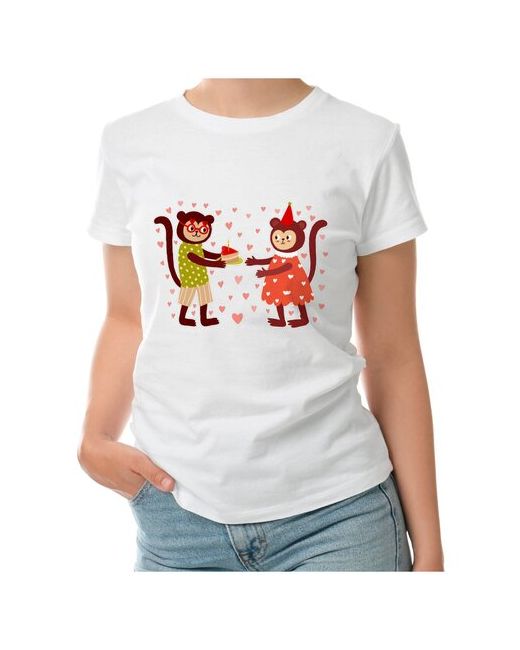 Roly футболка Влюбленные мартышки S