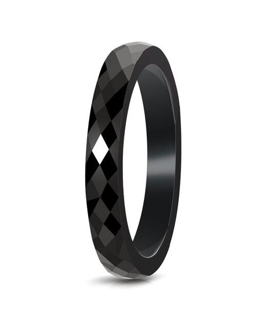ademar керамическое кольцо граненое унисекс/из керамики/ширина 04 см