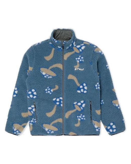 Ripndip Куртка флисовая Euphoria Reversible Polar Fleece Jacket Charcoal/Slate XL