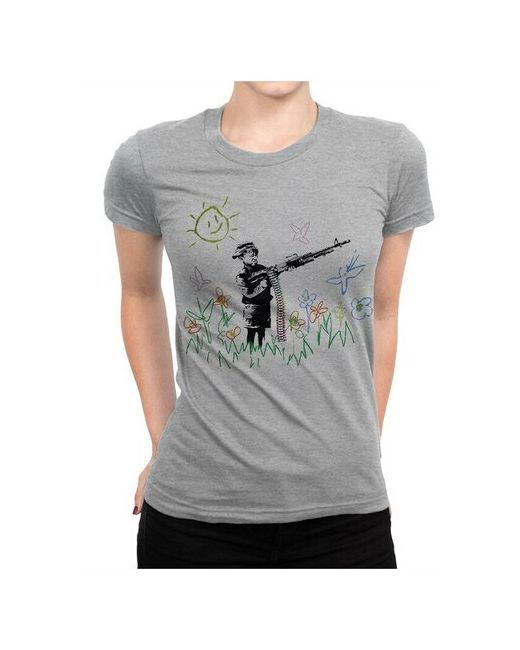 Dream Shirts Футболка с принтом Бэнкси Banksy Искусство L