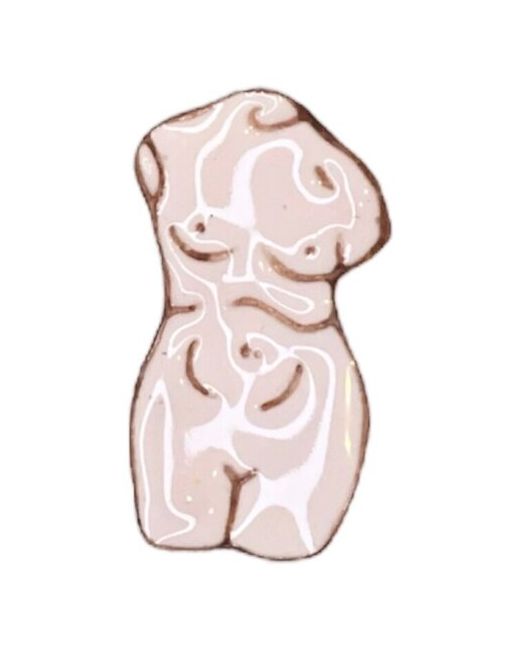 Partala ceramics Брошь ручной работы Венера