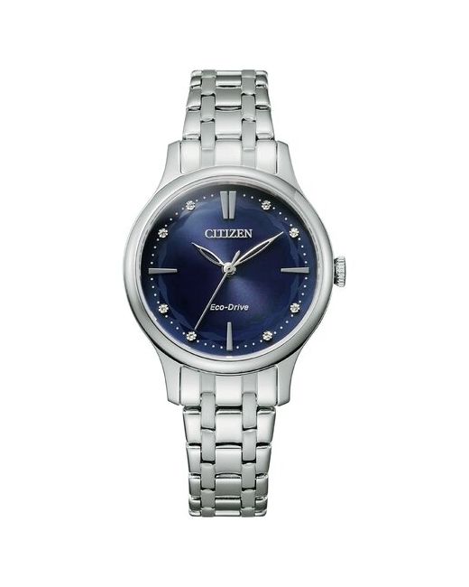 Citizen EM0890-85L японские наручные часы с кристаллами и системой Eco-Drive