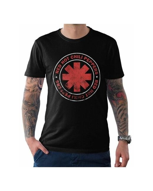 Design Heroes Футболка Red Hot Chili Peppers Черная L