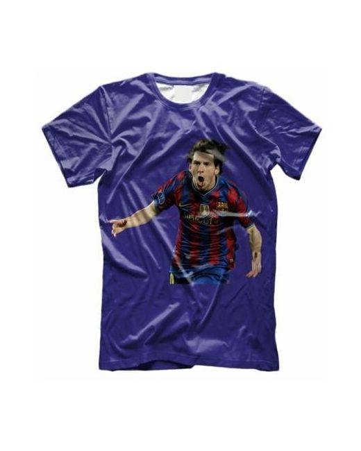GOODbrelok Футболка Лионель Месси Lionel Messi с полной запечаткой 7 58 5XL