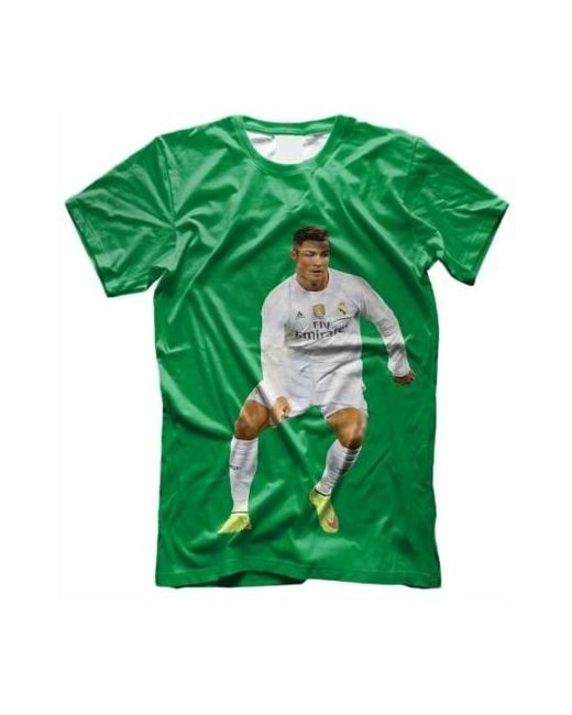 GOODbrelok Футболка Криштиану Роналду Cristiano Ronaldo с полной запечаткой 4 50 XL