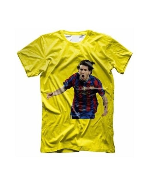 GOODbrelok Футболка Лионель Месси Lionel Messi с полной запечаткой 4 62 7XL