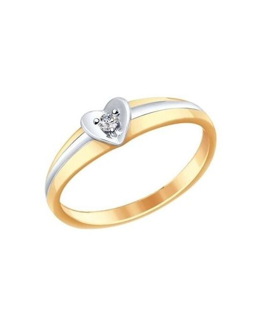 Sokolov Помолвочное кольцо из золота с бриллиантом 1011555 17