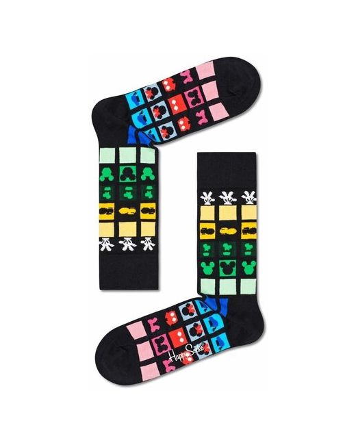 Happy Socks Черные носки унисекс Disney Sock с цветным принтом 29