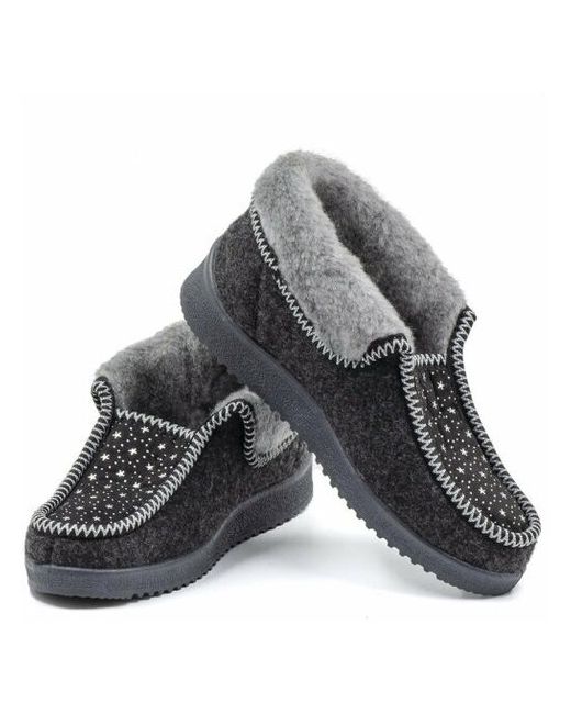 ShoesKomfort Бабуши женские модель-10 текстиль иск. мех ПВХ 37 Звезды