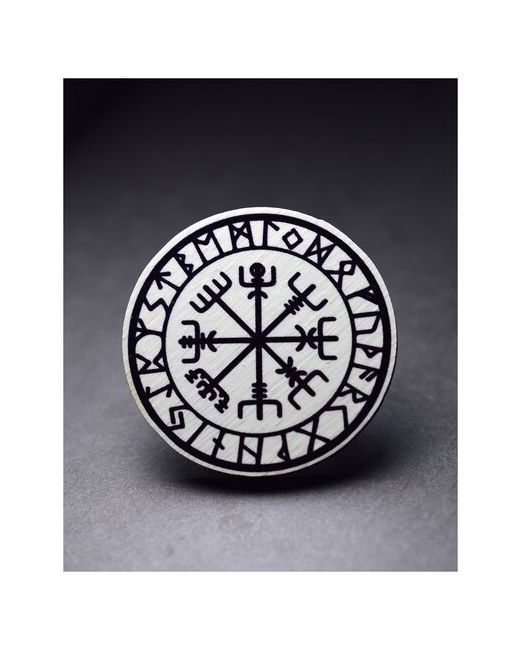 ArchiLazeR Значок из дерева Рунический компас