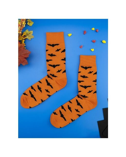 2Beman Носки на Halloween носки Хеллоуин с летучими мышками р.38-44