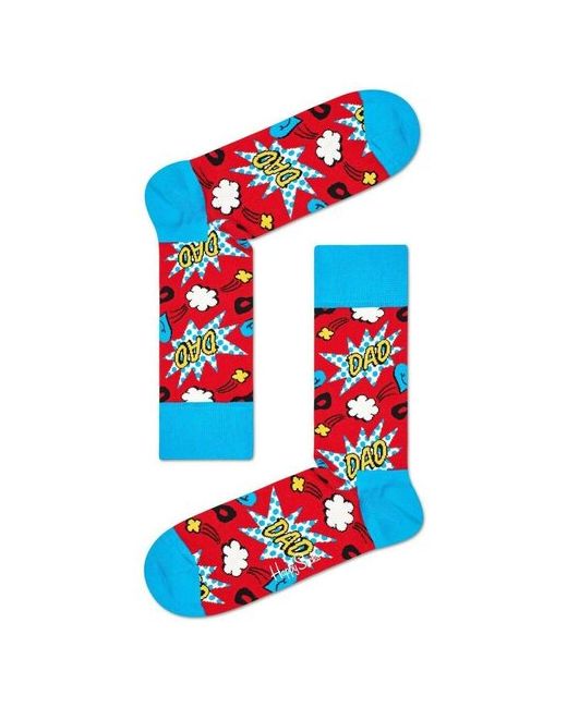 Happy Socks носки Super Dad для лучшего папы 29 с синим