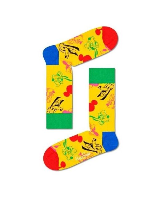 Happy Socks Яркие желтые носки Disney Sock с героями мультфильмов 29
