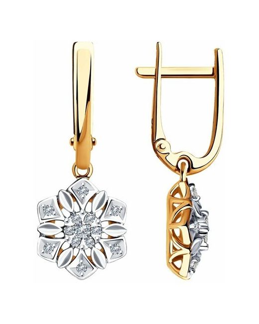 Diamant Серьги из золота с бриллиантами 51-221-00529-1