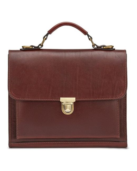 Мастерская сумок Кожинка Деловой кожаный портфель Мини Кожинка.