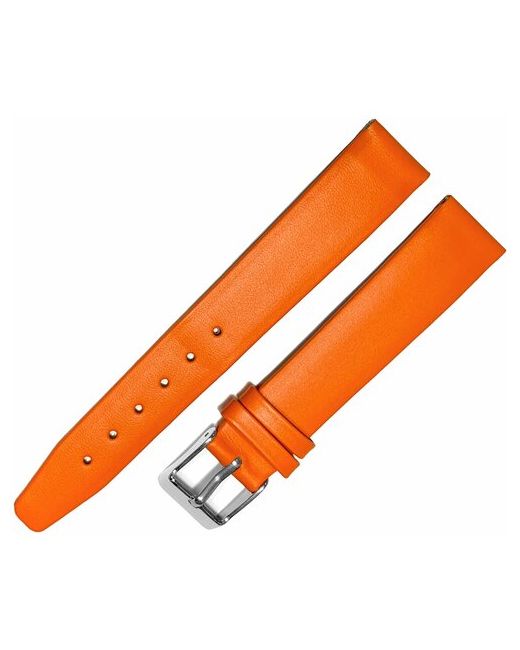 Ardi Ремешок 1603-01 оранж Classic кожаный ремень мм для часов наручных из натуральной кожи гладкий матовый