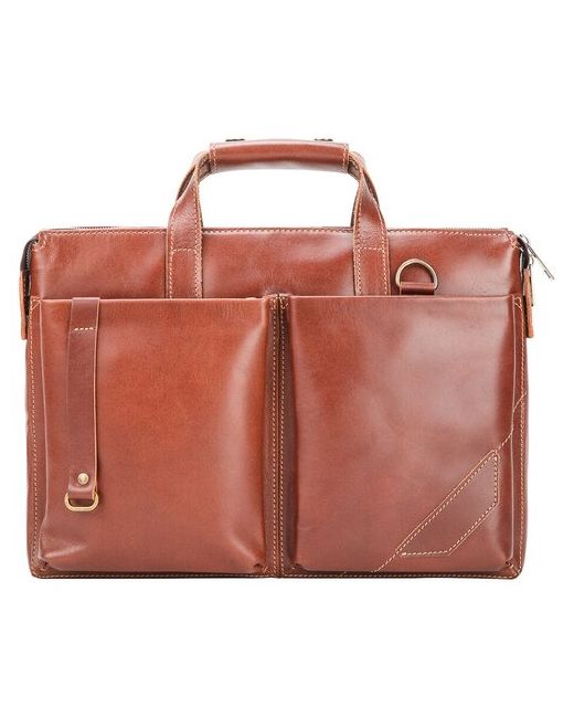 Мастерская сумок Кожинка Кожаная деловая сумка Стюарт Кожинка.