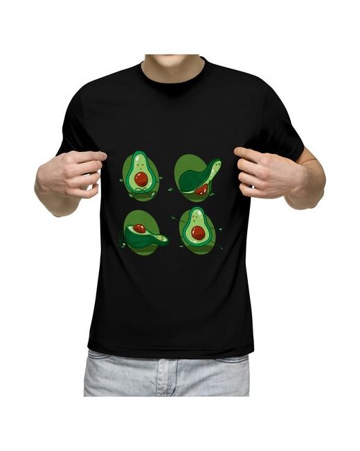 US Basic Мужская футболка Авокадо Йога M