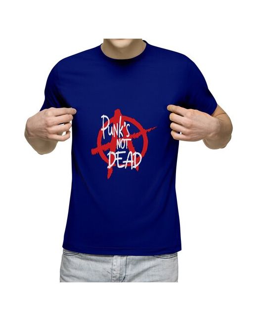 US Basic футболка punk not dead анархия панк рок S