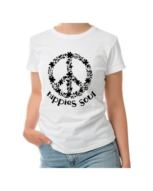 Roly футболка hippie soul пацифик цветочный душа хиппи XL