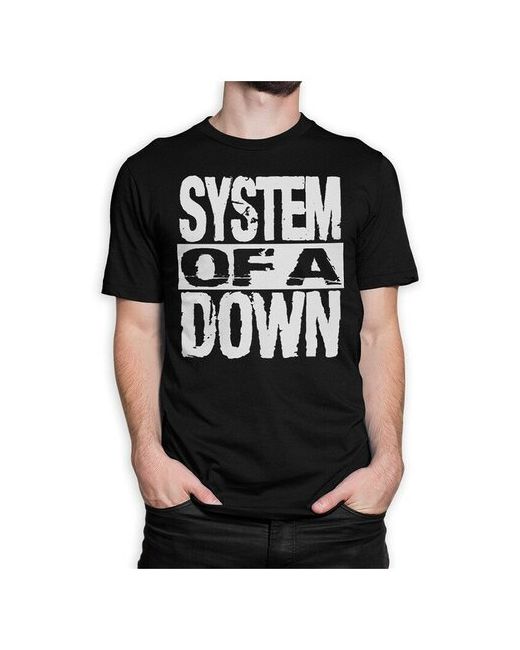 Dream Shirts Футболка с надписью System of a Down Черная 3XL